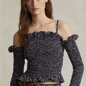 Polo Ralph Lauren Floral Off-Shoulder Top